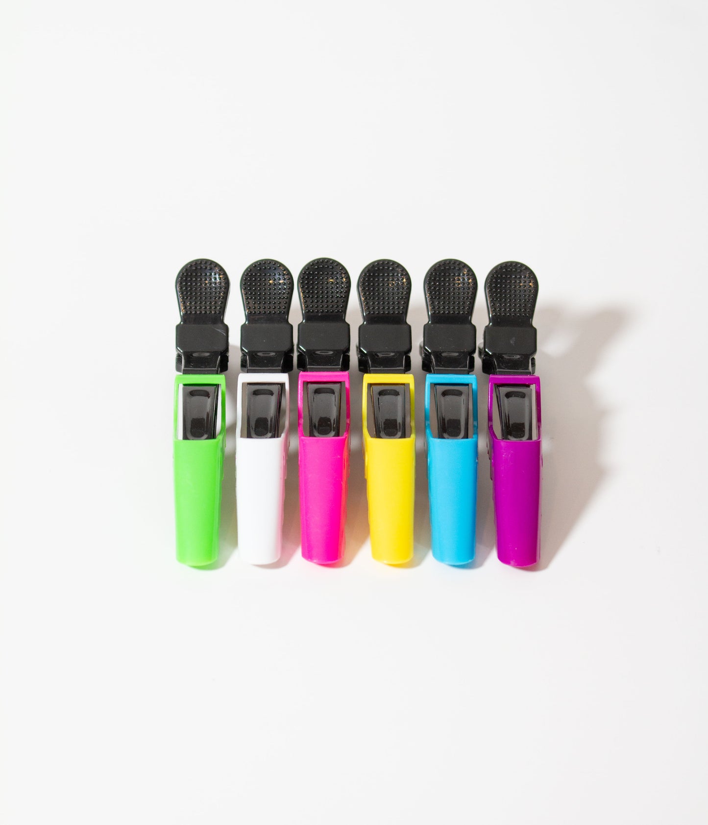 Set pinzas para cabello tipo Cocodrilo (6 Und.)