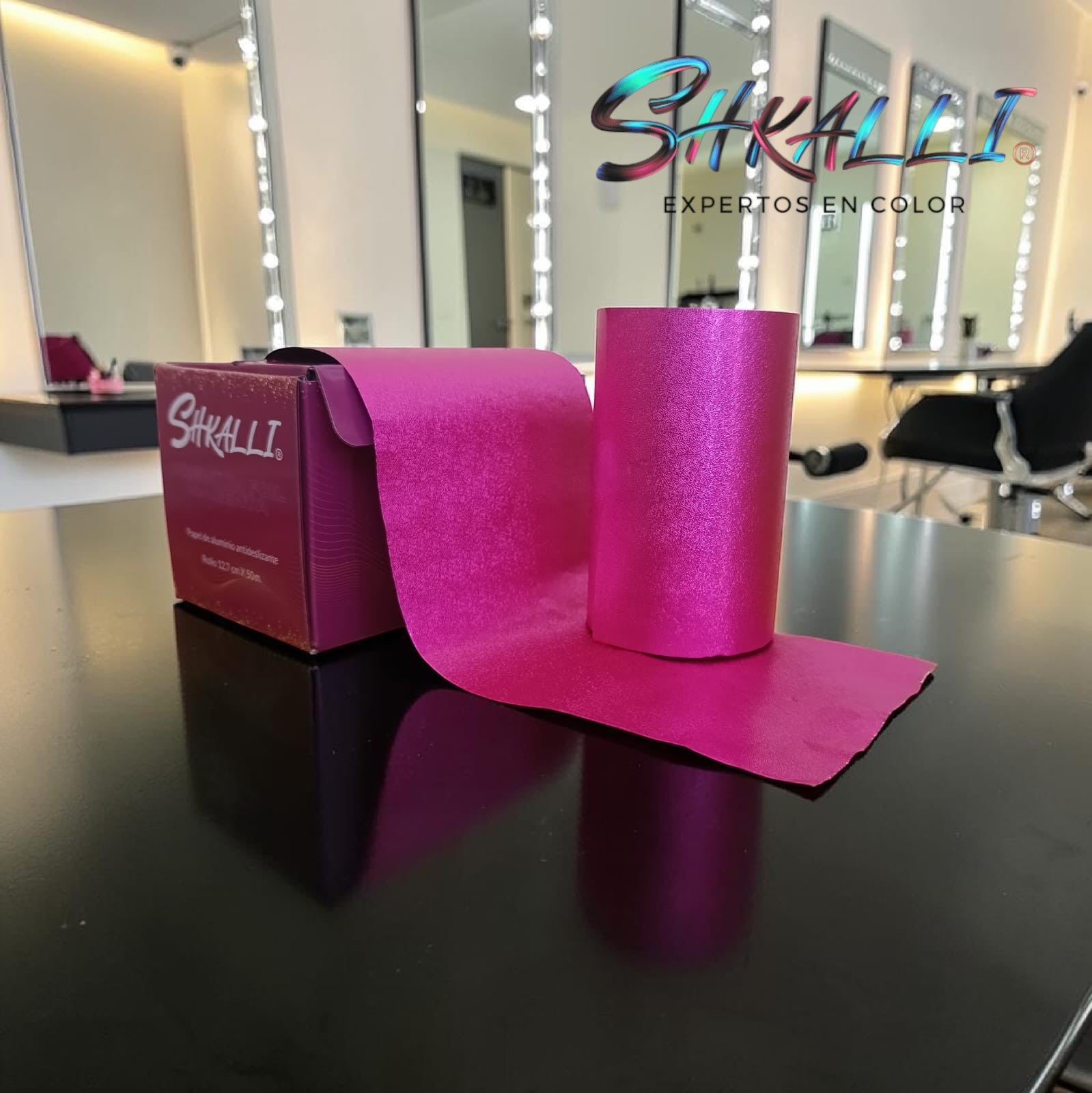 Papel especial para coloracion profesional de salón